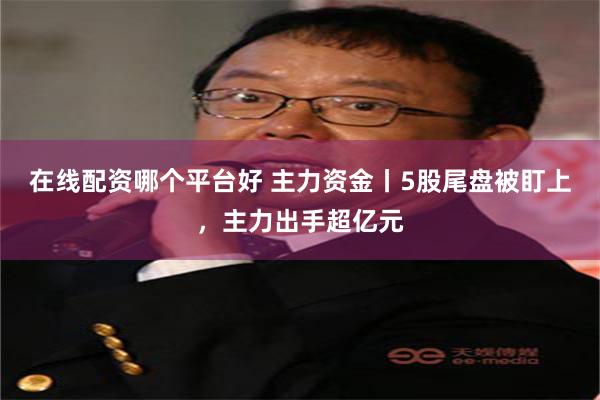 在线配资哪个平台好 主力资金丨5股尾盘被盯上，主力出手超亿元